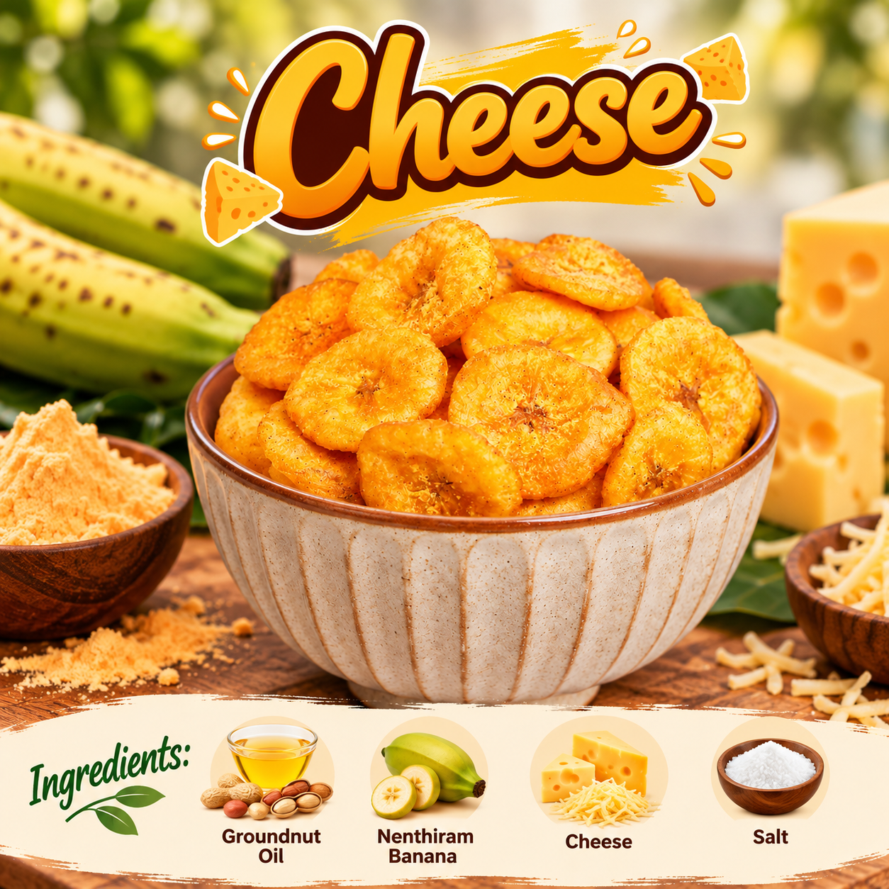 Cheese Banana Chips